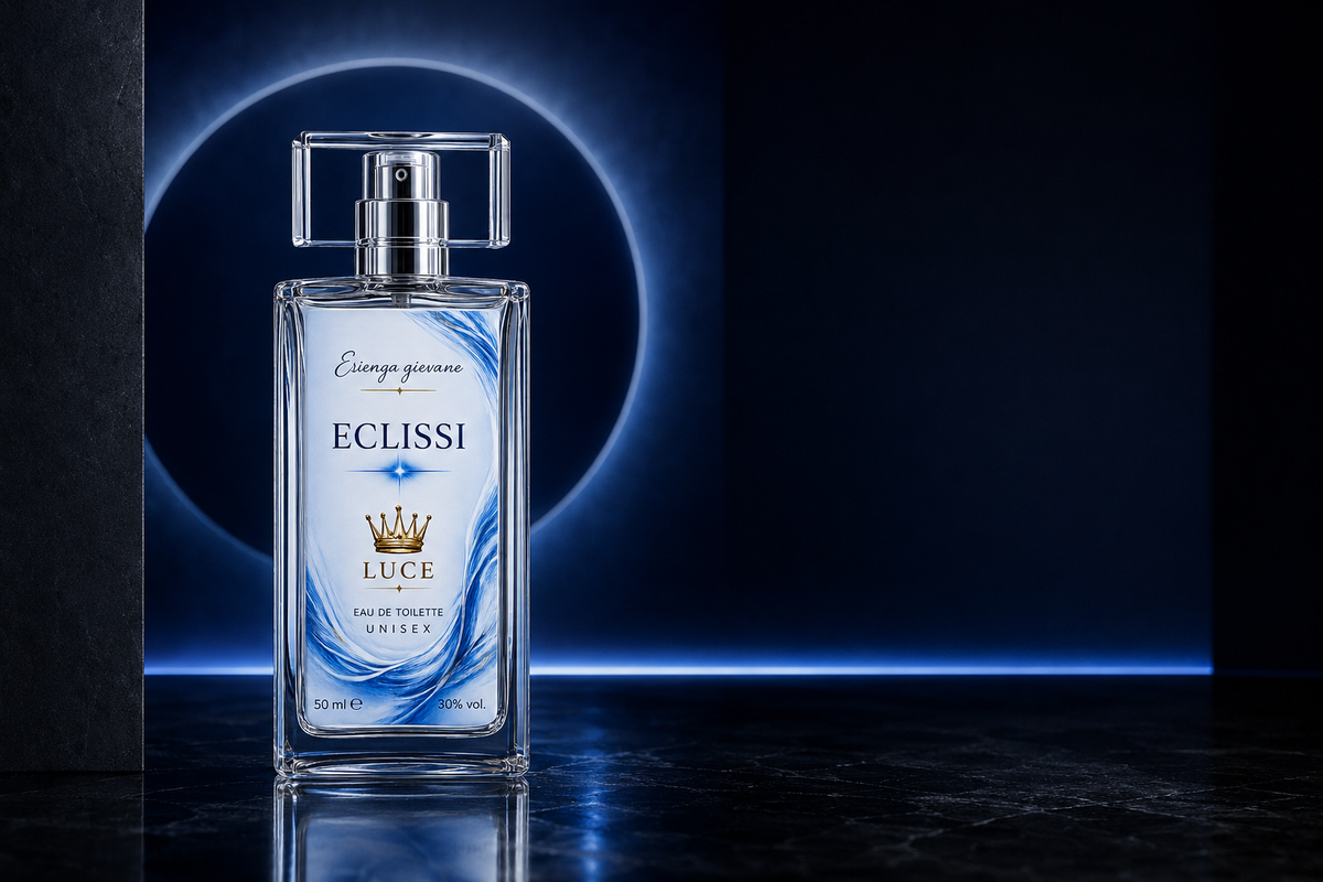 Eclissi — campagna visiva blu notte